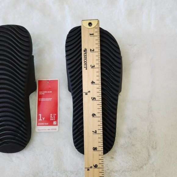 Nike Kawa Slide 819352 010 Unisex Kids  Black/Bronze Size 1Y NWT - Picture 8 of 8